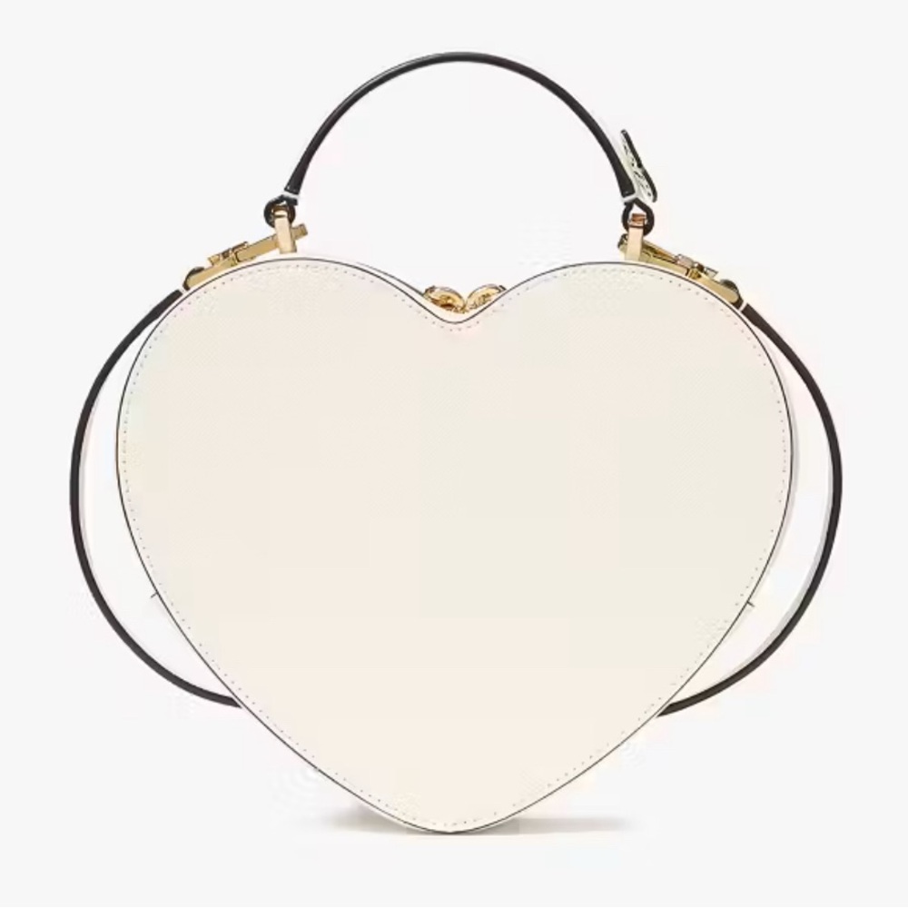 Kate Spade Cream Heart and Butterfly Crossbody Bag - Picture 2 of 9